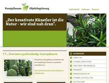Tablet Screenshot of kunstbaum.de